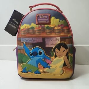 Loungefly Disney Lilo & Stitch Colorful Backpack